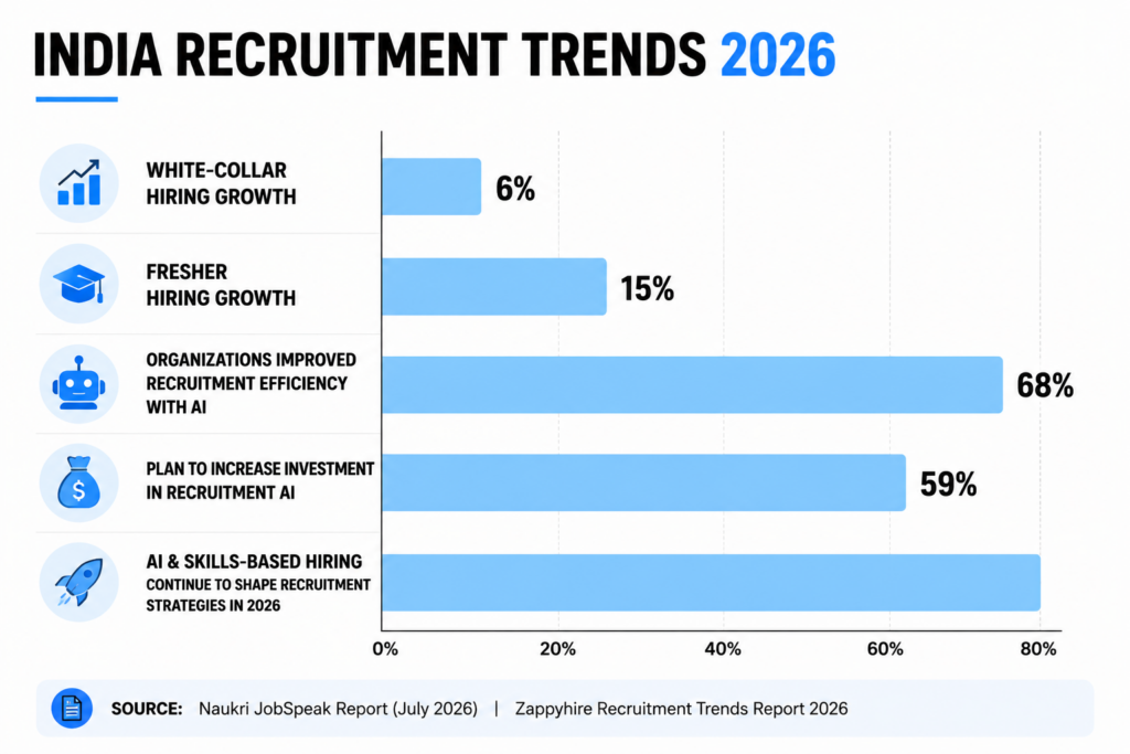India recruitment trends 2026 infographic